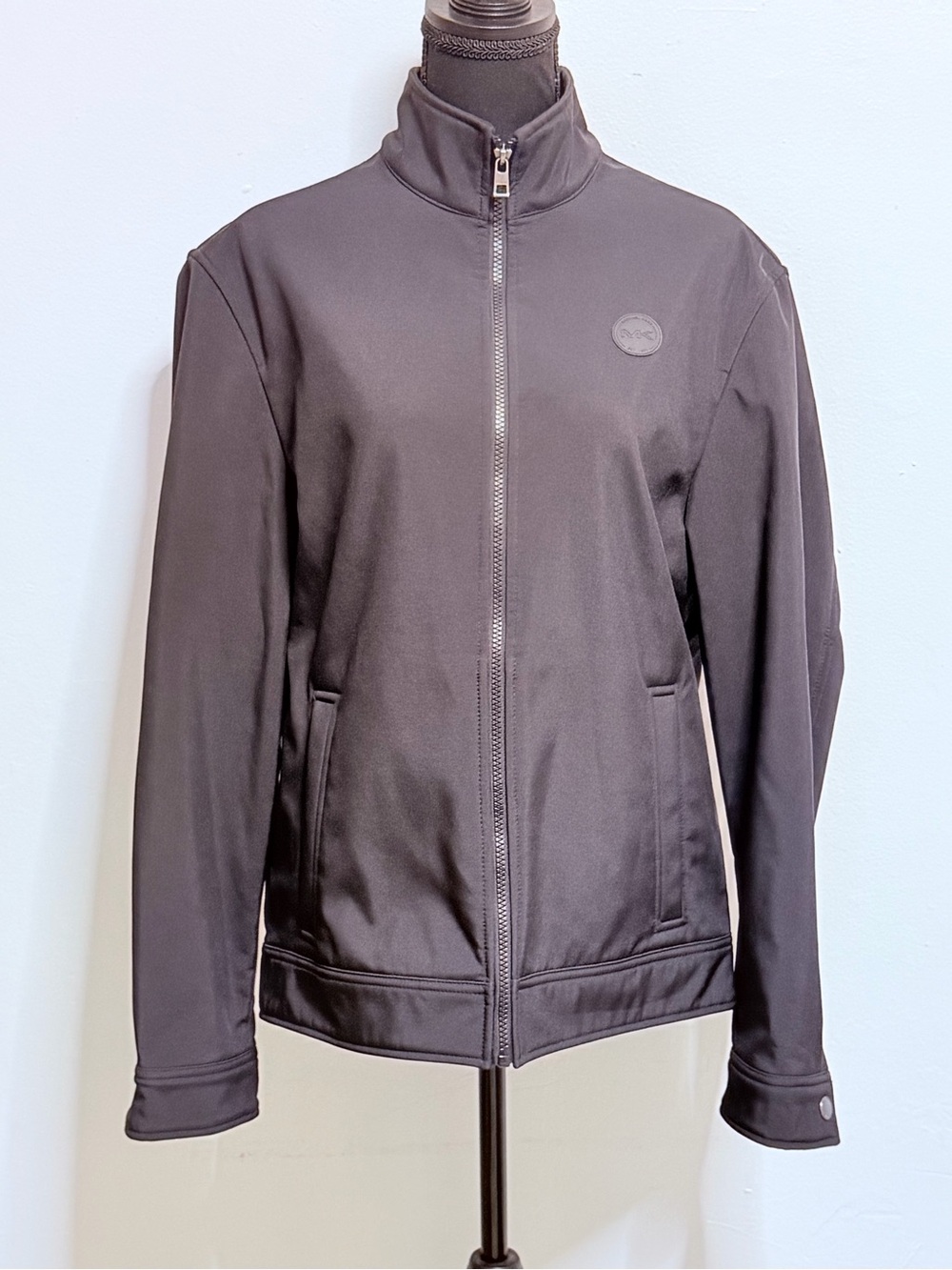 Michael Kors Black Men’s Insulated Full Zip Jacket Small